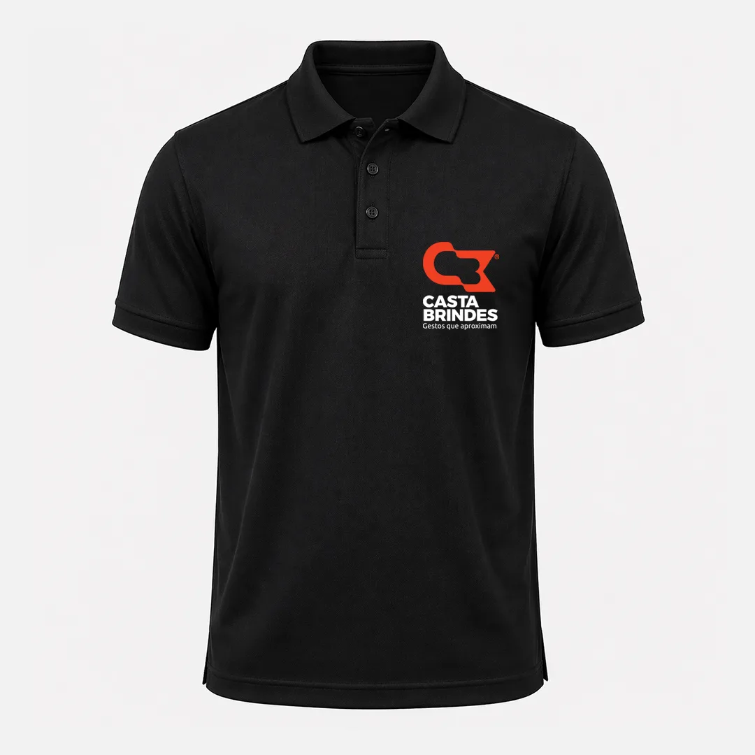 CAMISA POLO PIQUET PERSONALIZADO ESCURA