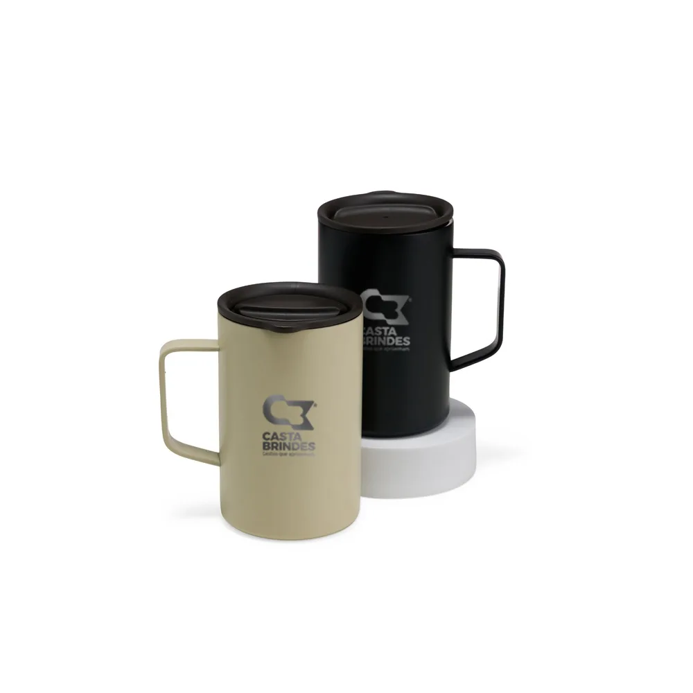 Caneca Inox Parede Dupla 350ml
