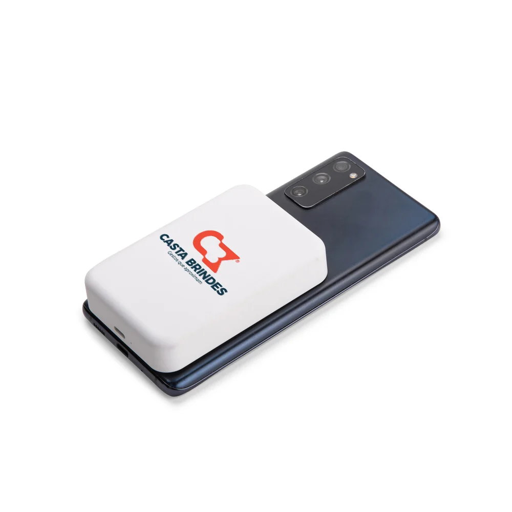Power Bank 10.000mAh com Carregamento via Indução